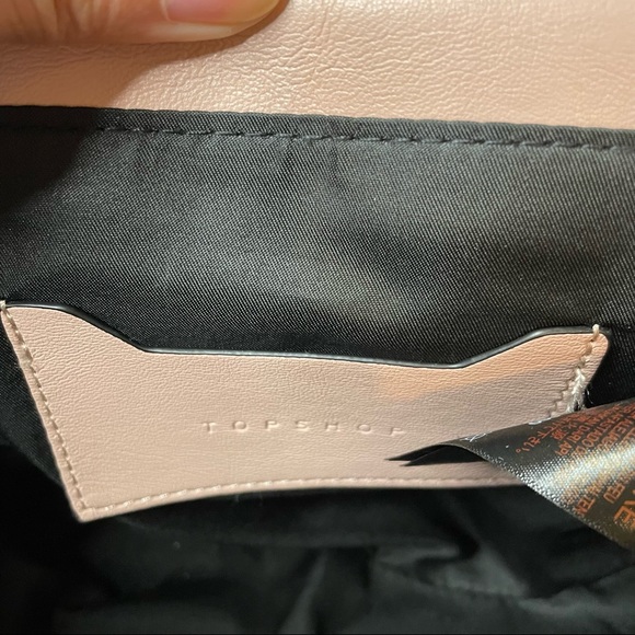 Topshop Baby Pink Quilted Handbag - Picture 8 of 12